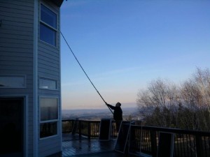 window cleaning night