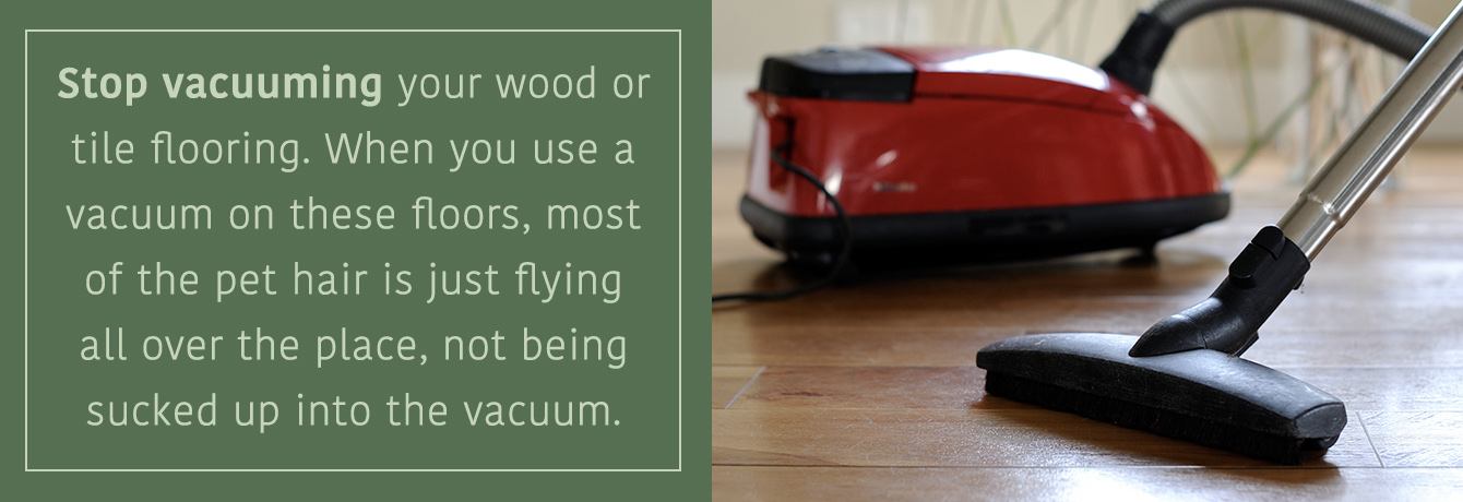 don't vacuum wood floors